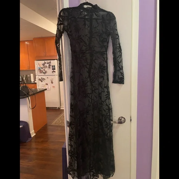 Lioness | Dresses | Lioness Mesh Leaves Long Sleeves Maxi | Poshmark Lioness | Dresses | Lioness Mesh Leaves Long Sleeves Maxi | Poshmark